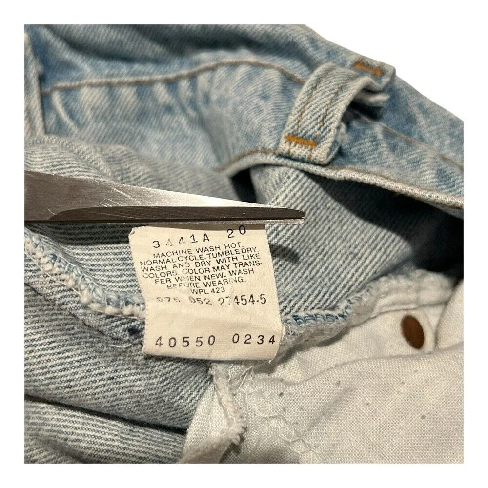 Vintage 80's‎ Levi's 575 Orange Tab Blue Jeans W33 L30